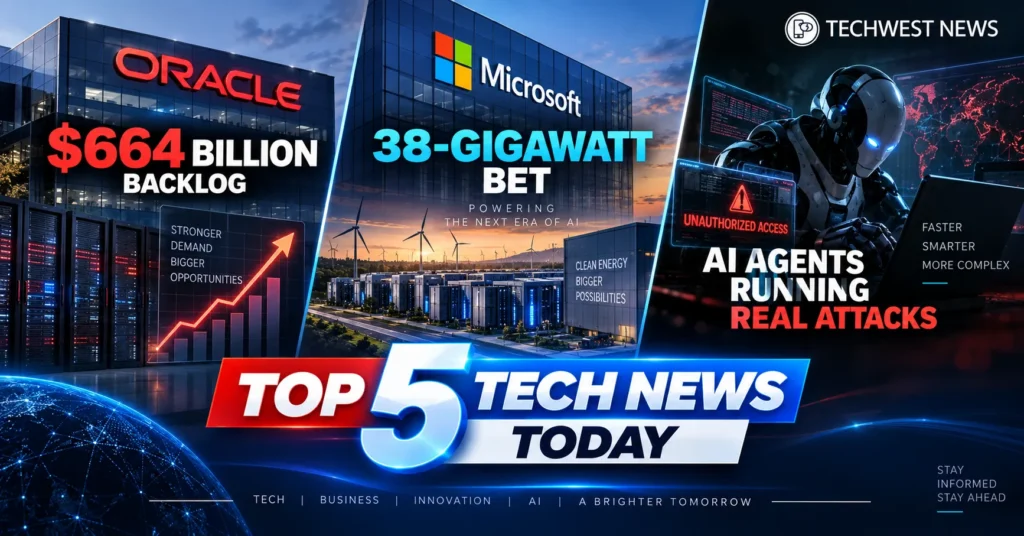 Top 5 Tech News Today- Oracle's $664 Billion Backlog, Microsoft's 38-Gigawatt Bet.webp