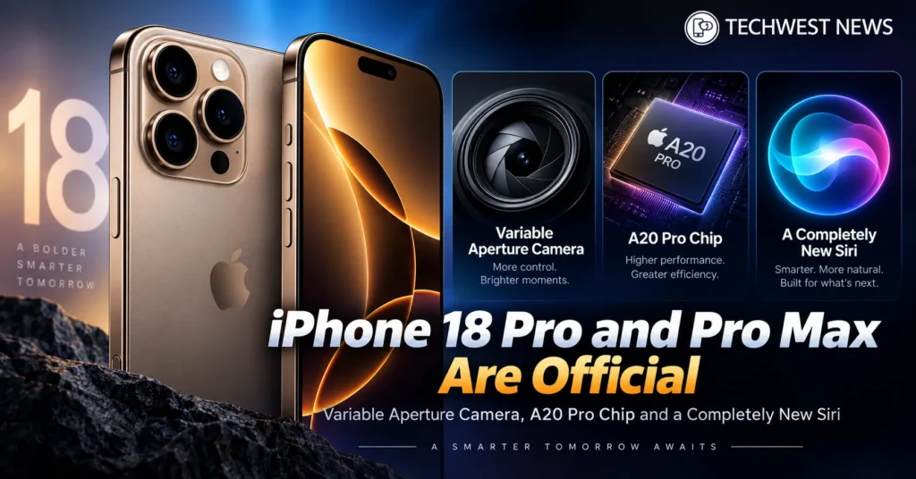 iPhone 18 Pro and Pro Max Are Official- Variable Aperture Camera,